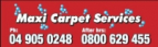 Logo for Maxi Carpet Services