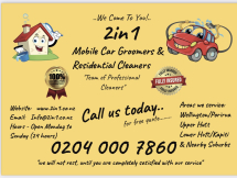 2in1 Cleaners logo