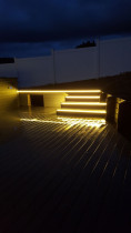 Astero Electrical Installed LED lights for garden steps