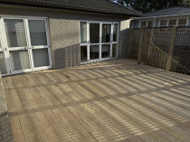 Second floor decking