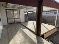 Spa pool area change to Deck