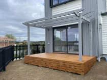 pergola and decking