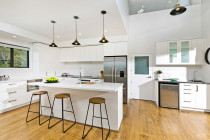 Ridge Road, Paremoremo - Cain Built Ltd. - Kitchen and bar