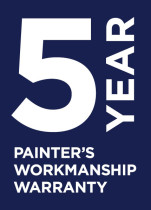 5 Year Painter's Workmanship Warranty