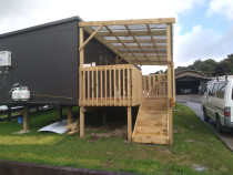 Steps deck and Pergola