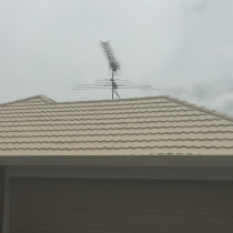 Pressed metal roof after cleaning by Roof Restore