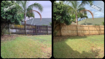 Fence Clean/ Waterblast - Before & After Shot - Exterior House Wash
Manurewa, Auckland
Fence & Retaining Wall Clean/ Waterblasting