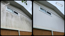 House Soft Wash - Before & After Shots - Exterior House Wash
Riverhead, Auckland 
House Soft Washing