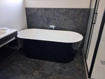 Flush finish bath - A nice tidy flush finish bath from a recent reno with caroma mixer and spout.