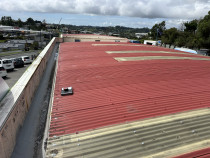 Before- Curved Corrugated w/Internal Gutter - Cranefield Automotive