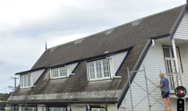 Before- High Pitch Roof Shingle