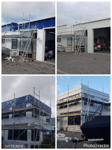 Commercial exterior painting