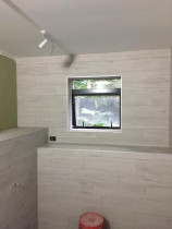 Bathroom tiled (floor and wall)