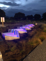 Sculpture Lighting Project. - Kapiti Coast District Council, Tohora Lighting project. April 2020.