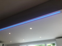 Led Lighting. - New Kitchen fit out Lower Hutt, with RGB strip lighting above bench top. Jan, 2020