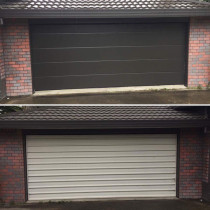 Before and After Knight Garage Doors