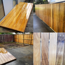 Fence, gate and deck by Lakeside Landscapes