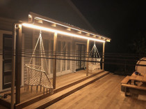 LED Strip Lighting - LED strip solution for even lighting across the deck