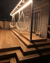 LED Strip Lighting - LED strip solution for even lighting across the deck