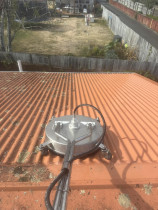 Roof Pressure Washing & Waterblasting In Nelson - Roof pressure wash with rotary cleaner followed by roof treatment in Nelson.