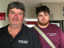 First day on the job! - My son Jackson has joined me in the family business. He's completed his NZMA pre-apprenticeship course and is now on the tools! (And he's a lefty, like me!)