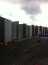 installing concrete Panels - Installing concrete panels according to design and within tolerance