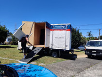 "Driver Waits" Service - Mobistore arrives with a MobiBOX and waits while you load your items inside (1-2 hours per MobiBOX). The driver then transports the packed MobiBOX to our secure, dry storage facility. You can have ground floor access 7 days a week for FREE! When you want your items transported back to you, we provide the same service in reverse!