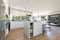 Kitchen Picture Window by Moda Kitchens - North Shore Auckland - Stunning new kitchen with scullery.