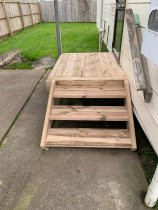 Stairs with small Deck