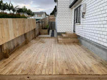 Deck with Fence