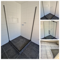 Full bathroom renovation - Dannemora #1 - Full bathroom renovation in Dannemora 

New tiled shower with niche 
Underfloor heating is installed