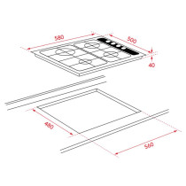 Important info for your new hob . - Replacing or fitting a new hob is an exciting time . A new appliance for the home .
It is most important to check if the hob you want to get will fit the cutout on the counter top .
Cut out sizes vary between manufactures .