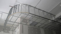 curve steel stud bulkhead