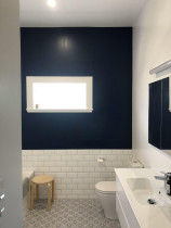 Bathroom interior - Part of a full villa interior repaint by Paint Crew in Pt Chevalier, Auckland