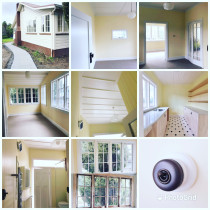 Returning this old villa to its historic glory, Interior repaint modernised to all white by Paint Crew