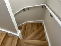 Stair well completed.
