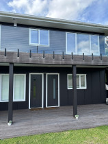 Weatherboard and sofffit painting