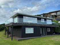 Weatherboard and sofffit painting