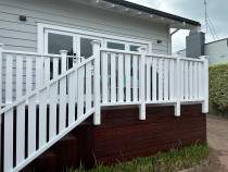 Painting the deck balustrade