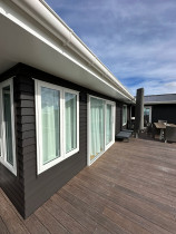 Weatherboard and sofffit painting