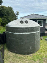 Water tank spray (before)
