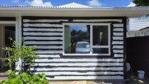 Painting the weatherboard