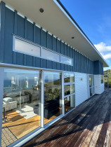 Painting the weatherboard and deck oiling (after)