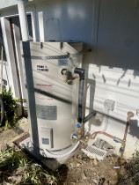 Cylinder Upgrade - Converting from low pressure to full mains high pressure while relocating the cylinder outside, freeing up valuable indoor space. The result... Stronger, more consistent flow to the showers and taps throughout the house, with improved performance and a cleaner use of interior space