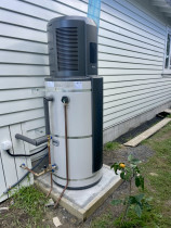 Hot Water Heat Pump - Another PRIMO Hot Water Heat Pump installation on a lovely renovation in Westmere.
The HWHP is up to 70% more efficient than your standard HWC. Get in touch to find out more!!!