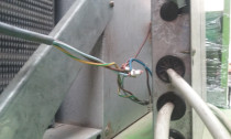 Wiring Repair? - This was a 'repair' made by a dairy owner.