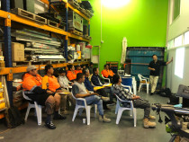 Rio Team Office / Warehouse - At Rio Team Office/Warehouse, we gather for learning, discussions, health and safety updates, and training sessions. Just like the day we became Sika-certified in Concrete Repair & Protection and Crack Injection. This certification ensures we deliver top-notch services. Here's how we make a difference.