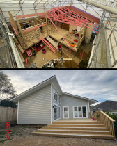 Extension before and after
