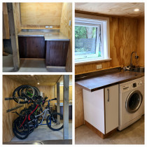 Piling, basement conversion, cladding, joinery and landscaping