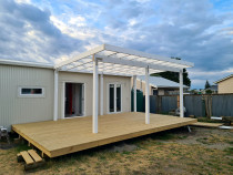 Pine deck and pergola